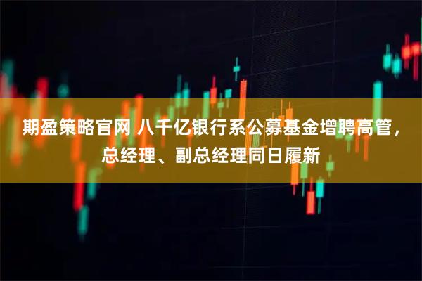 期盈策略官网 八千亿银行系公募基金增聘高管，总经理、副总经理同日履新