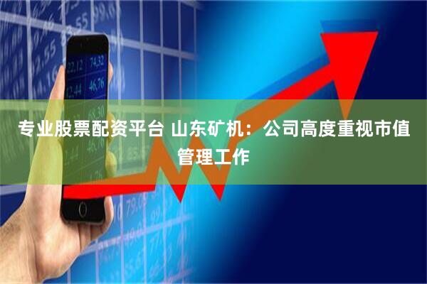专业股票配资平台 山东矿机：公司高度重视市值管理工作